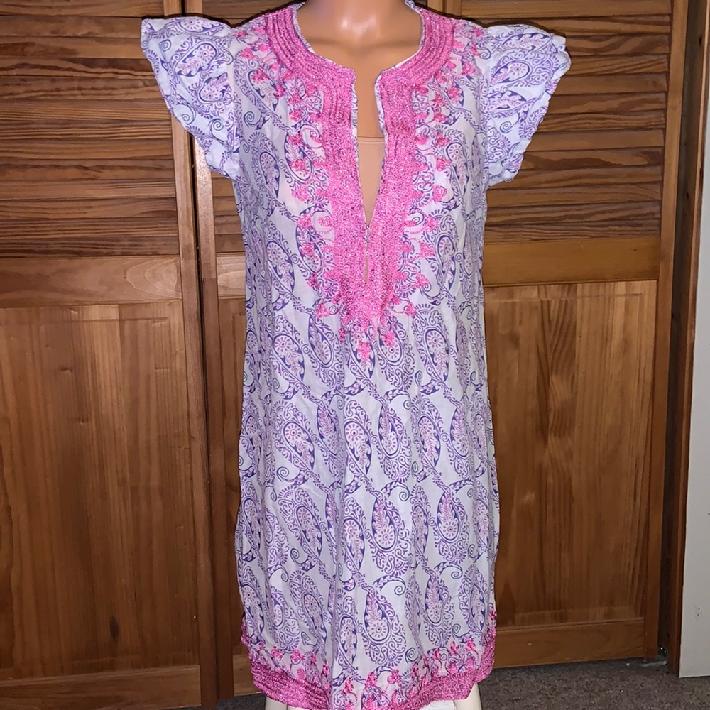 Calypso St Barth size MEDIUM bathing, suit, cover-up, or beach tunic .
